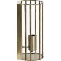 Present Time Wandlamp 14x13x30,5 cm STRØBY antiek brons+glas