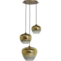 Light & Living Hanglamp Mayson 3-lichts goud