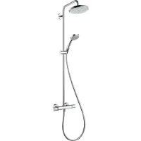 Hansgrohe Croma 220 RainAir regendouche met handdouche chroom