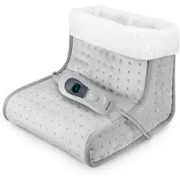 Auronic Elektrische Voetenwarmer - met Timer en Overhittingsbeveiliging - 100W - Grijs