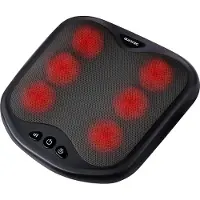 Auronic Voetmassage Apparaat – Warmtefunctie – 36,3 x 34,6 x 9 cm – Zwart