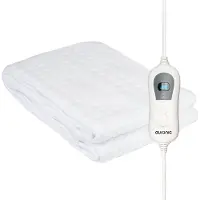 Auronic Elektrische Onderdeken - 1 Persoons - 150x80cm - met Hoekelastieken - Wit