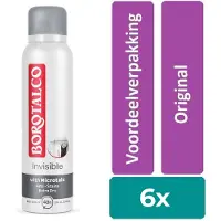Borotalco Deo Spray Invisible - Voordeel verpakking 2 x 150 ml