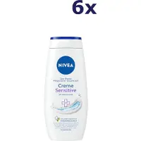 Nivea 6x douchegel 250ml Creme Sensitive