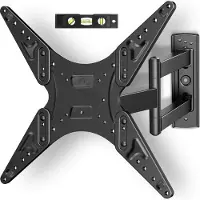 Auronic TV Beugel - 26 t/m 55 inch - TV Muurbeugel - Draaibaar en Kantelbaar - Tot 40 KG - VESA 400mm x 400mm - Voor o.a. 43" & 55" - Zwart
