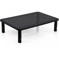 OneConcept Monitorstandaard metaal ventilatiegaatjes 37 x 10 x 24 cm (BxHxD)