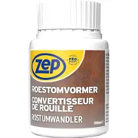 Zep Roestomvormer 100 ml – Neutraliseert Roest en Vormt een Beschermende, Overschilderbare Laag – Met Handig Borsteltje in de Dop – Voor Metaal, Hekwerk en Carrosserie