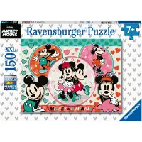 Ravensburger Puzzel - 150 Bakstenen - Mickey & Minnie - - OneSize - Puzzels