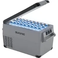 Auronic Elektrische Compressor Koelbox - 30.4L - 12V en 240V - Grijs