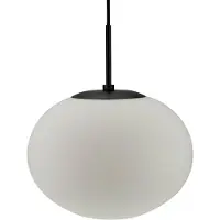 Dyberg Larsen Hanglampe , Princess, dimbare, Wit, Woonkamer, Glas, Designer