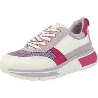 Caprice Sneakers laag lila / bessen / wit