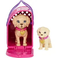 Mattel Adopt Puppets Purple Dress Doll Goud Kinderen