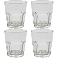 Eurotrail Borrelglas - 35 ml - 4 stuks - Transparant