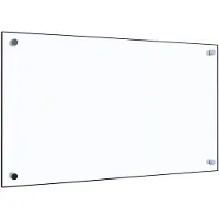 vidaXL Spatscherm keuken 70x40 cm gehard glas transparant