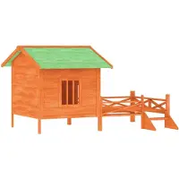vidaXL Hondenhok 159x120x88,5 cm massief grenenhout bruin