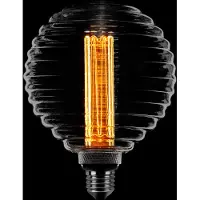 Expo Deco led kooldraad 33S 12x17cm 1w/2.5w/5w 3 standen E27 1800k smoke glas 40-100-200l 3 stappen dimbaar