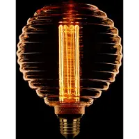 Expo Deco led kooldraad 33F 12x17cm 1w/2.5w/5w 3 standen E27 1800k amber/goud glas 40-100-200l 3 stappen dimbaar