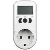 Nobrand Stroomverbruiksmeter - Digitale kWh-meter Plugin