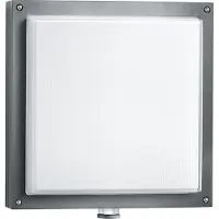 Steinel L 690 S V2 buitenwandlamp sensor huis-nr, alu / grijs / zink, Kunststof, Modern, Wandlamp buiten