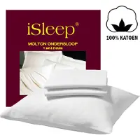 ISleep Moltonslopen Hotelsluiting - 2 stuks 60x70