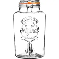 Kilner Ronde drankdispenser met kraantje in cadeauverpakking