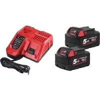 Milwaukee MILW accupack el gereedschap, 315x85x210mm, nom. 18V, capaciteit 5Ah