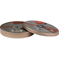 Makita Accessoires D-65969-12 | Doorslijpschijf RVS | 12 stuks In blik | 125x22,23x1,2mm - D-65969-12