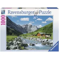 Ravensburger puzzel Karwendelgebergte, Oostenrijk - Legpuzzel - 1000 stukjes