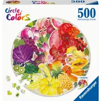 Ravensburger Round puzzle Circle of colors Fruits and Vegetables - Legpuzzel - 500 stukjes