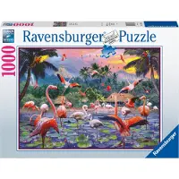 Ravensburger Roze flamingo's 1000st