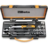 Beta Doppendoos met 13 twaalfkant dopsleutels en 5 toebehoren 910AS/C13 - 009100925