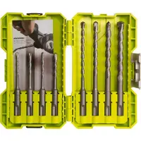 Ryobi Coffret empilage 8 forets SDSPLUS RAK08SDS2