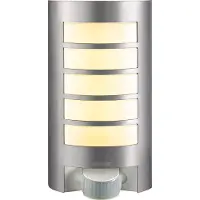Steinel Wandlamp buiten met bewegingssensor L 12 S, alu / grijs / zink, Aluminium, Modern