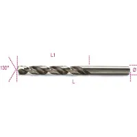 Beta Spiraalboren, korte uitvoering HSS-CO 8% volledig geslepen 415 8,00 - 004150124