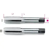 Beta Utensili 12x1.5 Mm Hoge Mannelijke Stem 2 Stukken