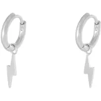 Yehwang Oorbellen Lightning - - Oorbellen - One size - Zilver