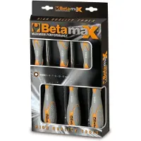 Beta 6-delige set dopschroevendraaiers met twee-componenten handgreep, lange uitvoering (art. 943BX) 944BX/D6 - 009440056