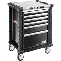 Facom Jet Gereedschapswagen 6 Laden M3 Zwart - JET.6NM3A - JET.6NM3A