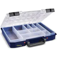 Raaco CarryLite 55 - Assortimentsdoos - 10 Inzetbakjes - 278 x 337 x 57 mm - 144568