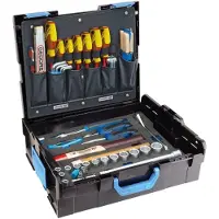Gedore 1100-01 Gereedschapskoffer (gevuld) 58-delig Handwerker (l x b x h) 442 x 357 x 151 mm