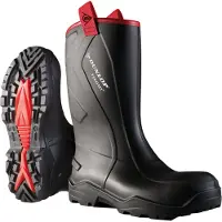 Dunlop Purofort+ Rugged veiligheidsschoen, model C762043.CH, conform DIN EN ISO 20345 S5, kleur zwart, maat 43