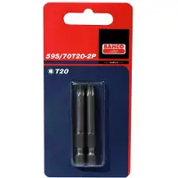 Bahco 2xbits t15 70mm 1/4" standard | 59S/70T15-2P