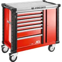 Facom Jet Gereedschapswagen | 7 Laden | Rood - JET.T7M3A