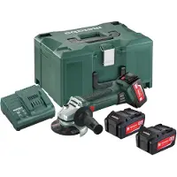 Metabo W 18 LTX 125 Quick Accu haakse slijper | 18v 4.0Ah Li-ion 125 mm | + 3e accu - 602174960