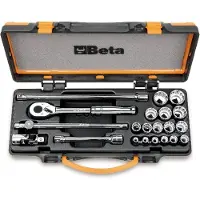 Beta Doppendoos met 16 twaalfkant dopsleutels en 5 toebehoren 920AS/MBM-C21 - 009200944