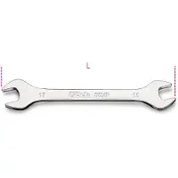 Beta Dubbele steeksleutels hoogglanzend verchroomd 55MP 20X22 - 000550624