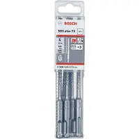 Bosch Boormessen SDS - - SDS-plus-7X - Verpakking van 10 stuks - Ø5 x 100 x 165 mm - 4-snijder carbidekop