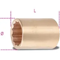 Beta Vonkvrije 1/2" twaalfkant dopsleutels 926BA 46 - 009260846