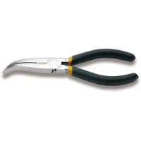 Beta Telefoontang, lange platte gebogen bekken, verchroomd, dubbele PVC handgreep 1164 200 - 011640010