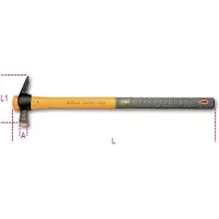 Beta Klauw hamers met vierkant slagvlak, magneten en spijkerhouder kunststof steel 1376XT 400 - 013760540